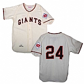 San Francisco Giants #24 Willie Mays Mitchell And Ness 1951 Cream Throwback Stitched Jersey JiaSu,baseball caps,new era cap wholesale,wholesale hats